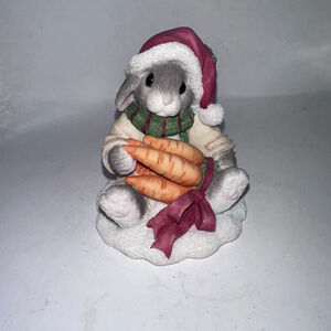 Vintage 1996 Enesco My Blushing Bunnies Always Count Your Blessings #Y9/579